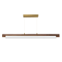 ET2 Joist 45" Wide LED Suspension Linear Pendant White Alabaster / Natural Aged Brass