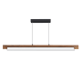 ET2 Joist 45" Wide LED Suspension Linear Pendant Walnut / Black