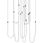 ET2 Soleil 36" Wide Multi Light Pendant Black