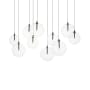 ET2 Global 10 Light 42" Wide LED Linear Pendant Black