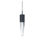 ET2 Quartz 5" Wide LED Mini Pendant Black