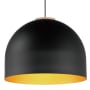 ET2 Foster 20" Wide LED Pendant Black / Gold