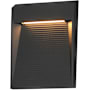 ET2 Steps 10" Tall Outdoor Wall Sconce Black
