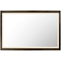 ET2 Sawyer 48"W x 32"H Rectangular Flat Framed Accent Mirror Walnut