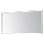 ET2 Bevel 60" W x 28" H Transitional Rectangular Framed Bathroom Wall Mirror with LED Lighting Satin Nickel