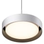 ET2 Echo 16" Wide LED Pendant White / Black