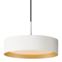 ET2 Echo 16" Wide LED Pendant White / Gold