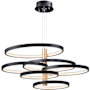 ET2 Hoopla 38" Wide Pendant Black / Gold