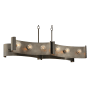 Eurofase Lighting Metallo 12 Light 48" Wide Linear Chandelier Vintage Nickel