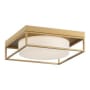Eurofase Lighting Rover 12" Wide LED Flush Mount Ceiling Fixture Gold
