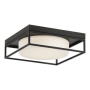 Eurofase Lighting Rover 12" Wide LED Flush Mount Ceiling Fixture Black