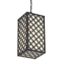 Eurofase Lighting Clover 8" Wide LED Outdoor Mini Pendant Black