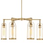 Eurofase Lighting Yasmin 6 Light 20" Wide Outdoor Chandelier Aged Gold