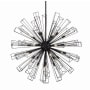 Eurofase Lighting Dendelio 29 Light 41" Wide Sputnik Chandelier Black