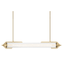 Eurofase Lighting Espada 48" Wide Linear Chandelier Gold