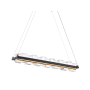 Eurofase Lighting Bruco 35" Wide Linear Chandelier Black