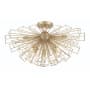 Eurofase Lighting Dendelio 9 Light 30" Wide Semi-Flush Ceiling Fixture Gold