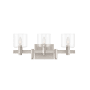 Eurofase Lighting Decato 3 Light 21" Wide Vanity Light Nickel