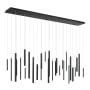 Eurofase Lighting Santana 72" Wide 3000K LED Linear Multi Pendant Black