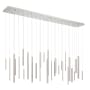 Eurofase Lighting Santana 72" Wide 3000K LED Linear Multi Pendant Nickel