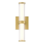 Eurofase Lighting Fayton 14" Tall LED Outdoor Wall Sconce Gold