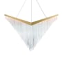 Eurofase Lighting Vivien 60" Wide LED Abstract Linear Chandelier Gold