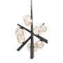 Eurofase Lighting Thorah 27" Wide LED Abstract Chandelier Graphite