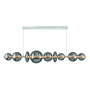 Eurofase Lighting Atomo 74" Wide LED Linear Chandelier Chrome