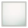 Eurofase Lighting Nixon 32" W x 32" H Modern Square AluminumBathroom Wall Mirror with LED Lighting Black