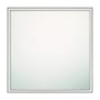 Eurofase Lighting Nixon 36" W x 36" H Modern Square AluminumBathroom Wall Mirror with LED Lighting Black