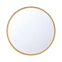 Eurofase Lighting Cerissa 30" Diameter Modern Circular Bathroom Wall Mirror with LED Lighting Gold