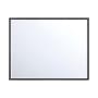 Eurofase Lighting Cerissa 28" W x 36" H Modern Rectangular Bathroom Wall Mirror with LED Lighting Black