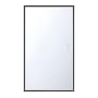Eurofase Lighting Cerissa 54" W x 32" H Modern Rectangular Bathroom Wall Mirror with LED Lighting Black