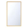 Eurofase Lighting Cerissa 54" W x 32" H Modern Rectangular Bathroom Wall Mirror with LED Lighting Gold