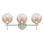 Eurofase Lighting Iissa 3 Light 24" Wide Vanity Light Satin Nickel
