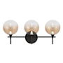 Eurofase Lighting Iissa 3 Light 24" Wide Vanity Light Matte Black