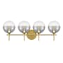 Eurofase Lighting Iissa 4 Light 30" Wide Vanity Light Gold