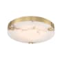 Eurofase Lighting Noga 22" Wide Flush Mount Drum Ceiling Fixture Gold