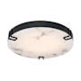 Eurofase Lighting Noga 22" Wide Flush Mount Drum Ceiling Fixture Matte Black