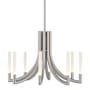 Eurofase Lighting Olette 24" Wide Chandelier Brushed Nickel