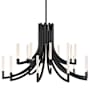 Eurofase Lighting Olette 42" Wide Chandelier Matte Black