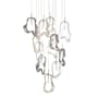 Eurofase Lighting Norah 24" Wide Crystal Chandelier Polished Nickel