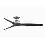 Fanimation Spitfire 60" 3 Blade Indoor / Outdoor Ceiling Fan Brushed Nickel / Black