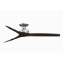 Fanimation Spitfire 60" 3 Blade Indoor / Outdoor Ceiling Fan Brushed Nickel / Dark Walnut