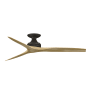 Fanimation Spitfire 60" 3 Blade Indoor / Outdoor Ceiling Fan Dark Bronze / Natural