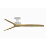 Fanimation Spitfire 60" 3 Blade Indoor / Outdoor Ceiling Fan Matte White / Natural