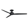 Fanimation Spitfire DC 64" 3 Blade Indoor / Outdoor Smart Ceiling Fan Black