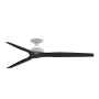 Fanimation Spitfire DC 64" 3 Blade Indoor / Outdoor Smart Ceiling Fan Matte White / Black