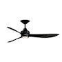 Fanimation Aviara 60" 3 Blade Indoor / Outdoor Smart LED Ceiling Fan Black