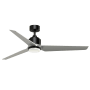 Fanimation TriAire Custom 60" 3 Blade Indoor / Outdoor LED Ceiling Fan with Remote Control Black / Silver